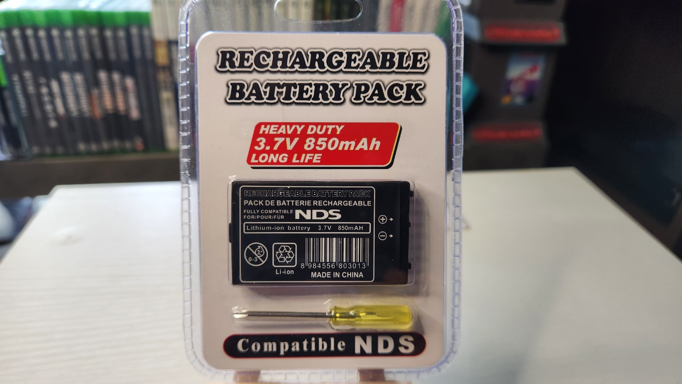 3.7v 850mAh Rechargable Battery for NDS